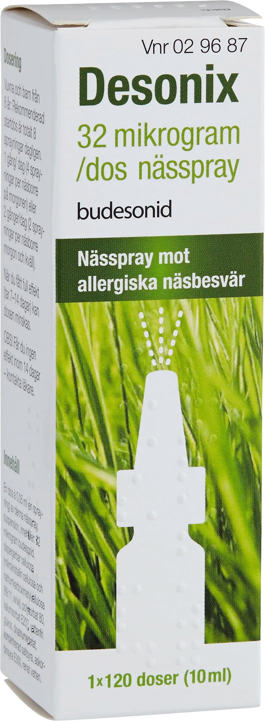 Desonix nässpray 32 µg/dos 120 doser från Desonix – köp hos Apotek Hjärtat