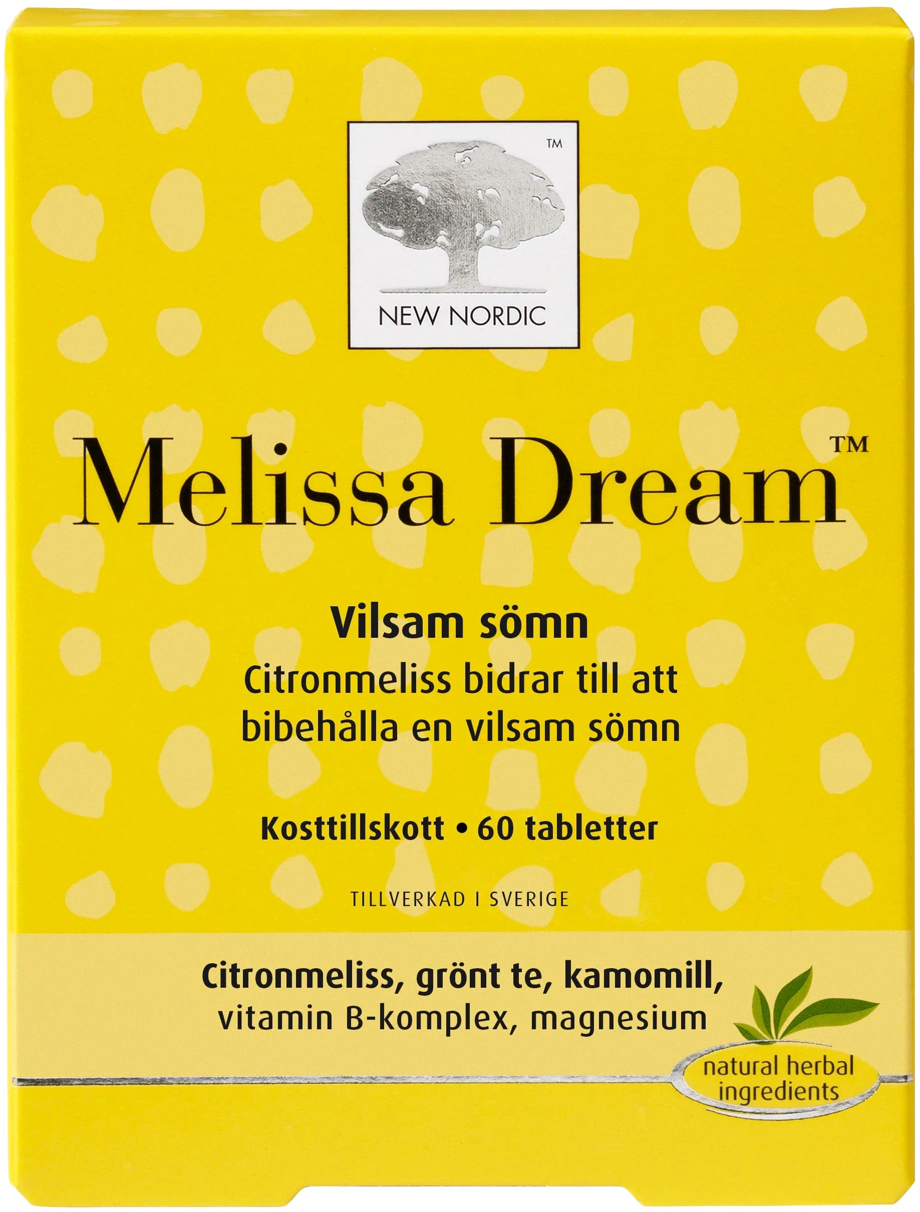 New Nordic Melissa Dream 60 st från New Nordic – köp hos Apotek Hjärtat