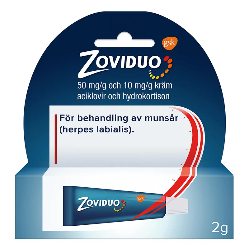 Zoviduo kräm 50 mg/g + 10 mg/g 2 g från Zoviduo – köp hos Apotek Hjärtat
