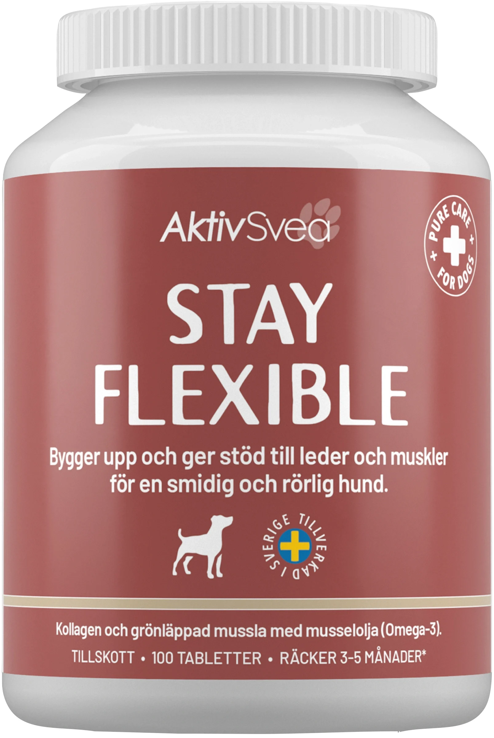 AktivSvea Stay Flexible 100 tabletter från AktivSvea – köp hos Apotek Hjärtat
