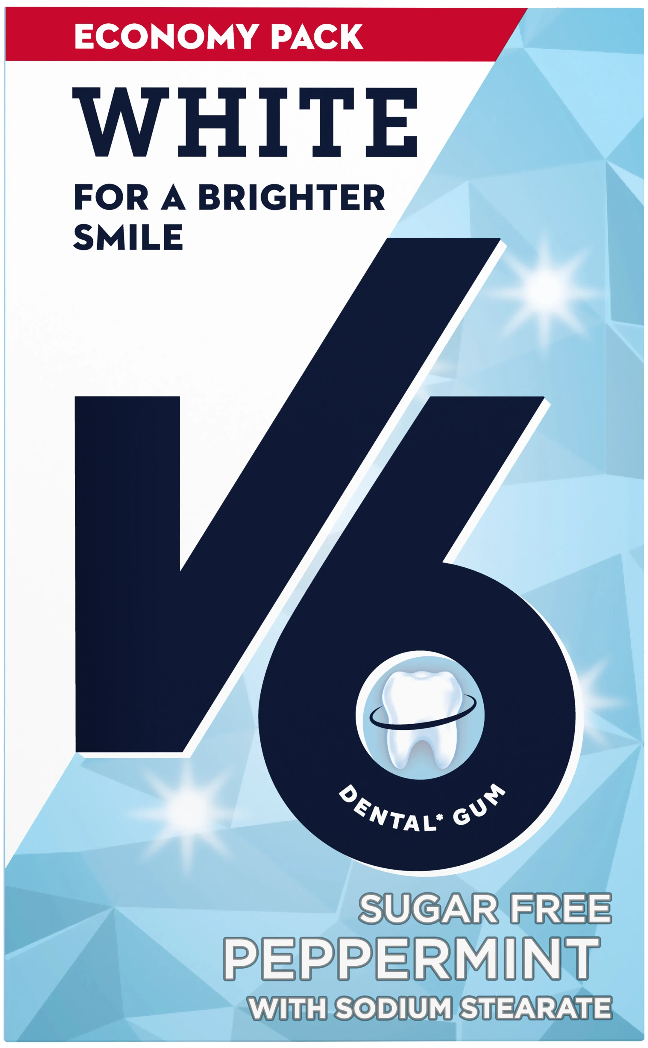 V6 White Peppermint tuggummi 72 g från V6 – köp hos Apotek Hjärtat