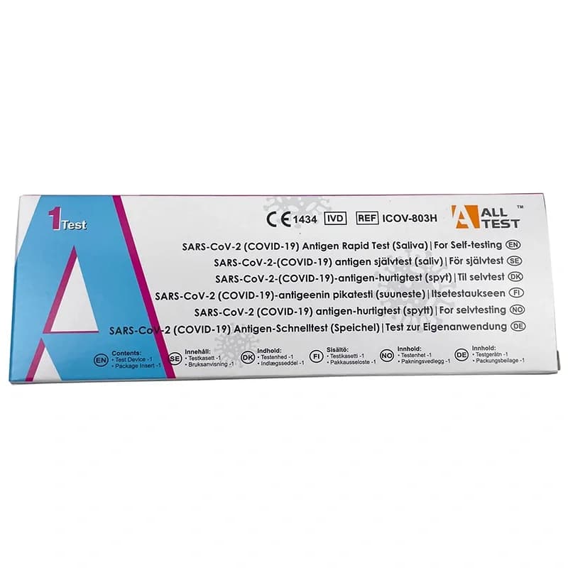 AllTest Antigen Saliv Självtest SARS-CoV-2-COVID-19 1-pack från Alltest – köp hos Apotek Hjärtat