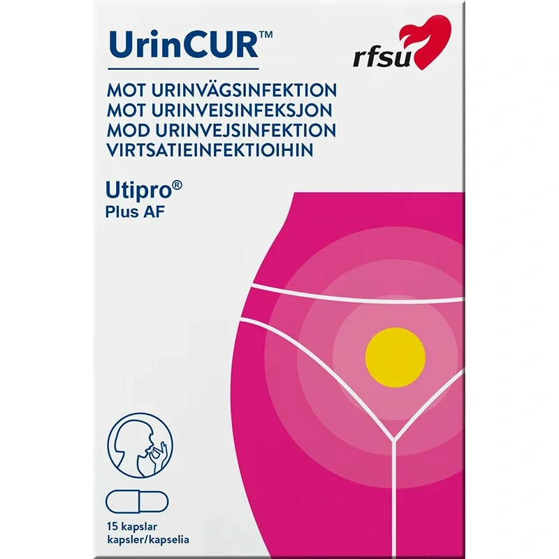 RFSU UrinCUR Utipro Plus AF Mot urinvägsinfektion Kapsel 15st från RFSU – köp hos Apotek Hjärtat