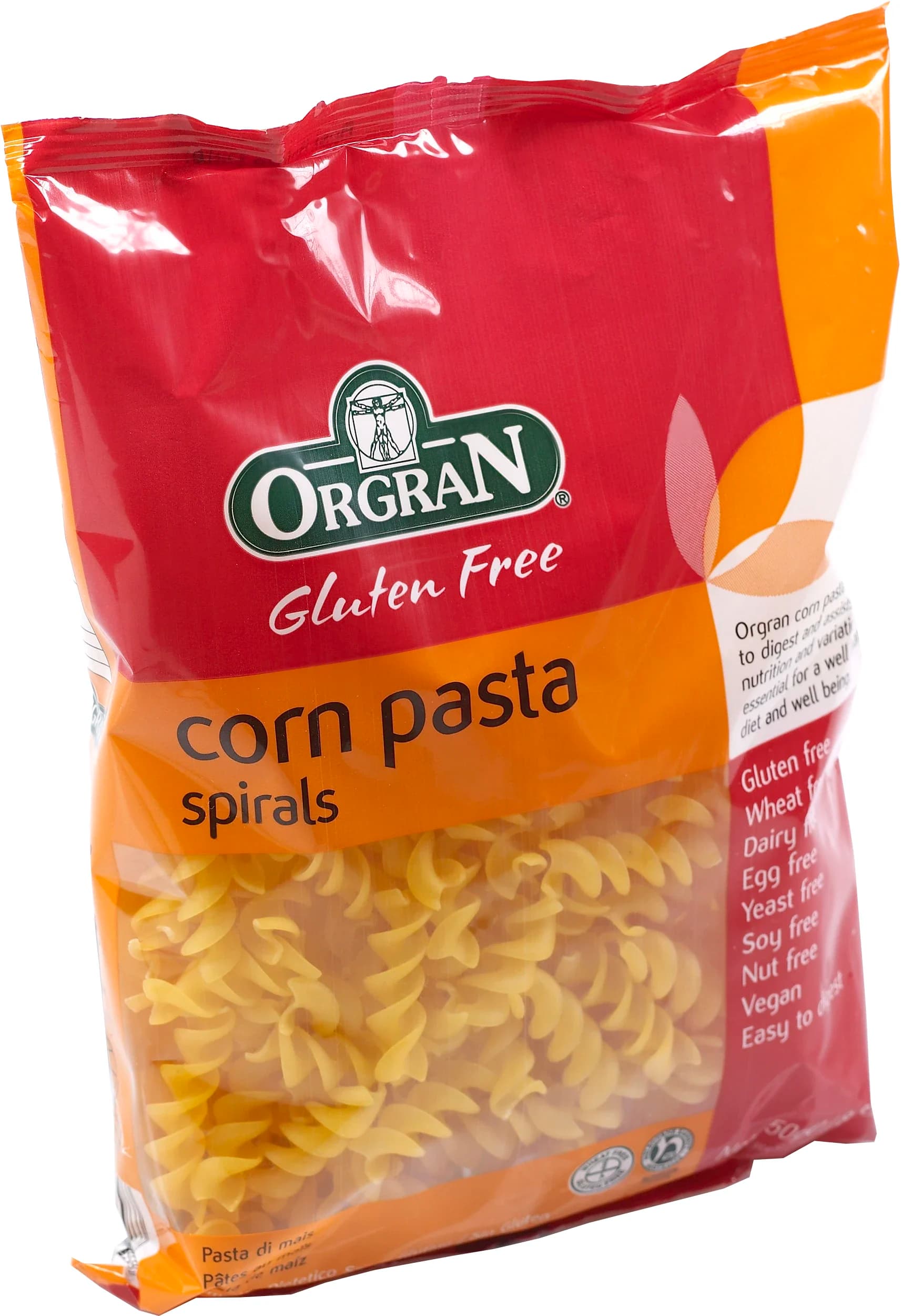 Orgran Majsspiraler glutenfri glutenfri pasta 250gram från Apotek Hjärtat – köp hos Apotek Hjärtat