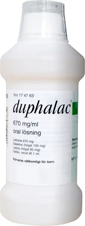 Duphalac oral lösning 670 mg/ml 500 ml från Duphalac – köp hos Apotek Hjärtat