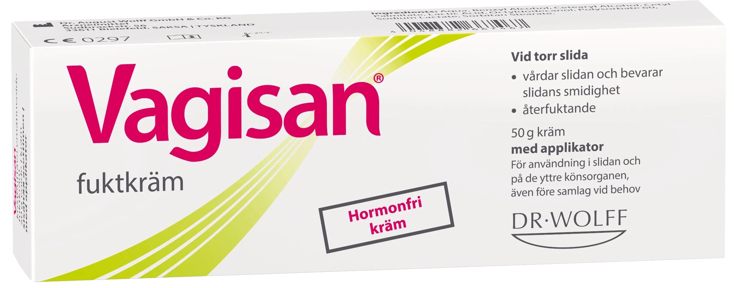 Vagisan vaginal fuktkräm 50 g från Vagisan – köp hos Apotek Hjärtat