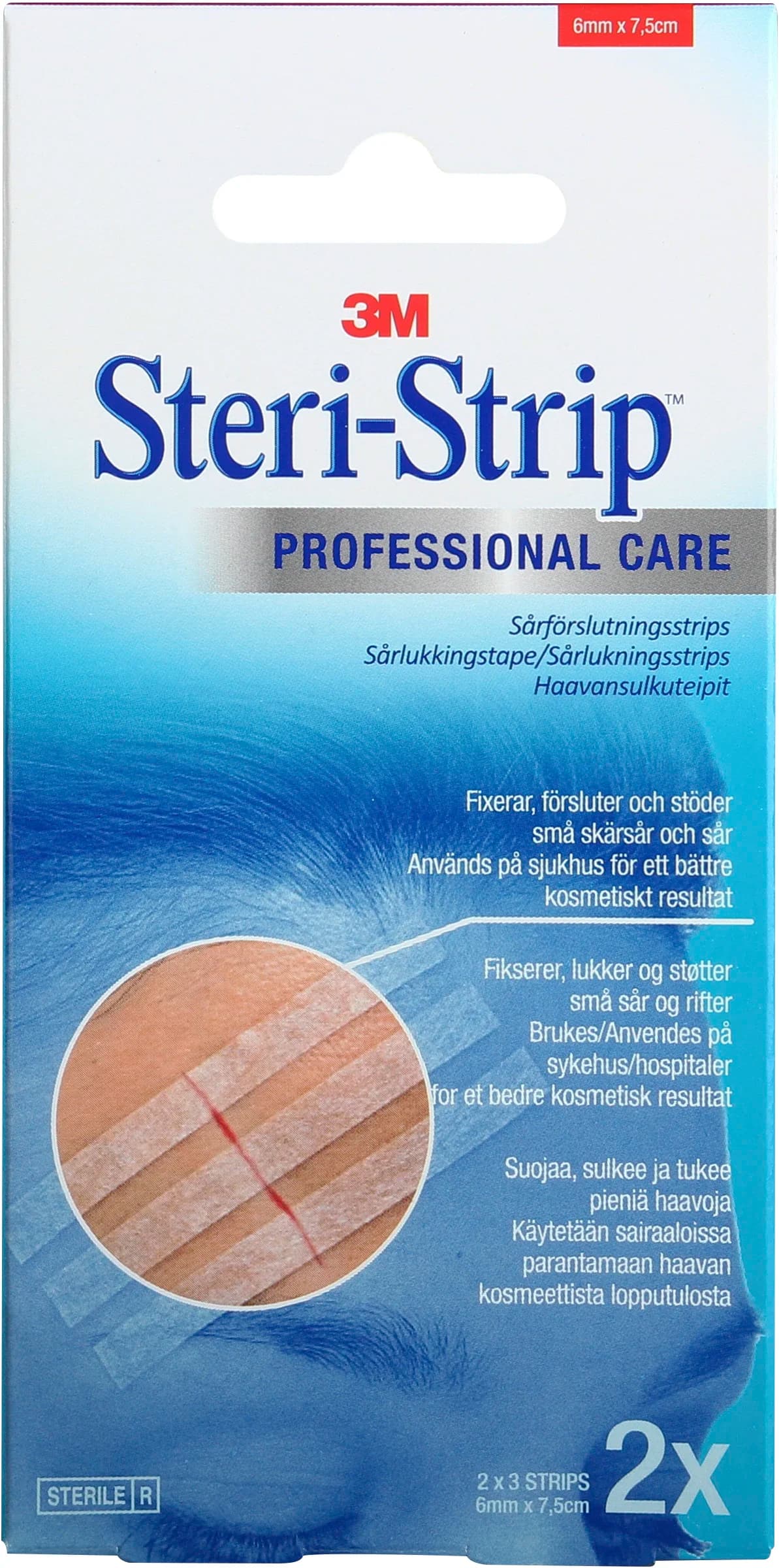3M Steri-Strip suturtejp brun 6x75 mm 6 st från 3M – köp hos Apotek Hjärtat
