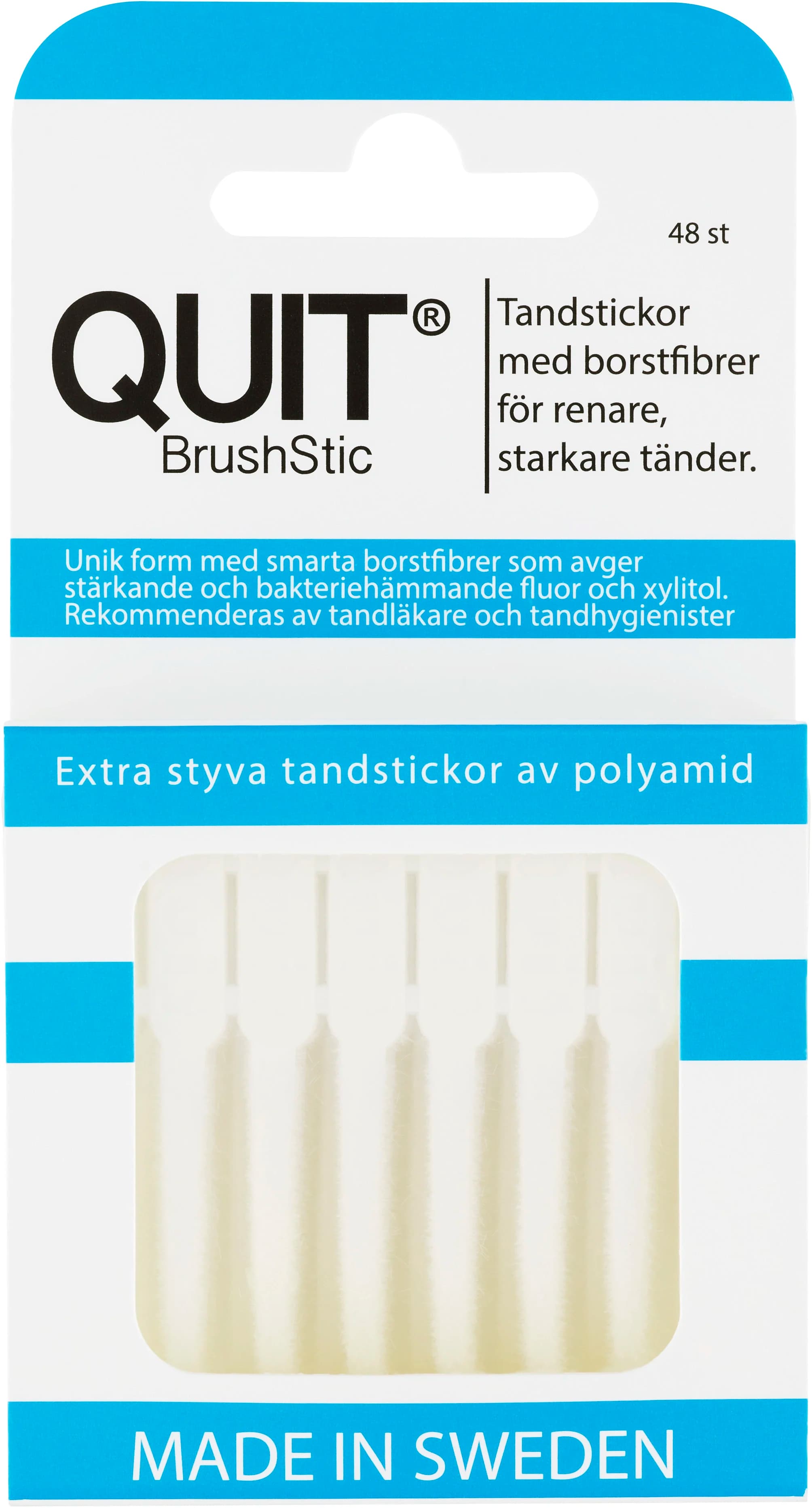 Quit Brushstic Tandstickor 48 st från Quitbrushstic – köp hos Apotek Hjärtat