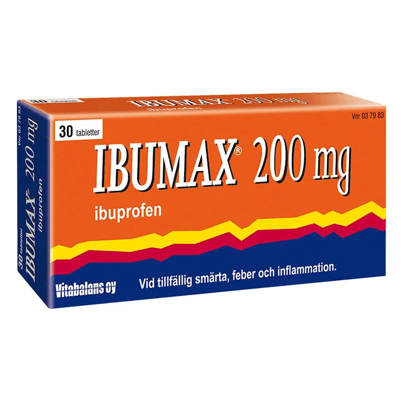 Ibumax Filmdragerad tablett 200mg Blister, 30tabletter från Ibumax – köp hos Apotek Hjärtat