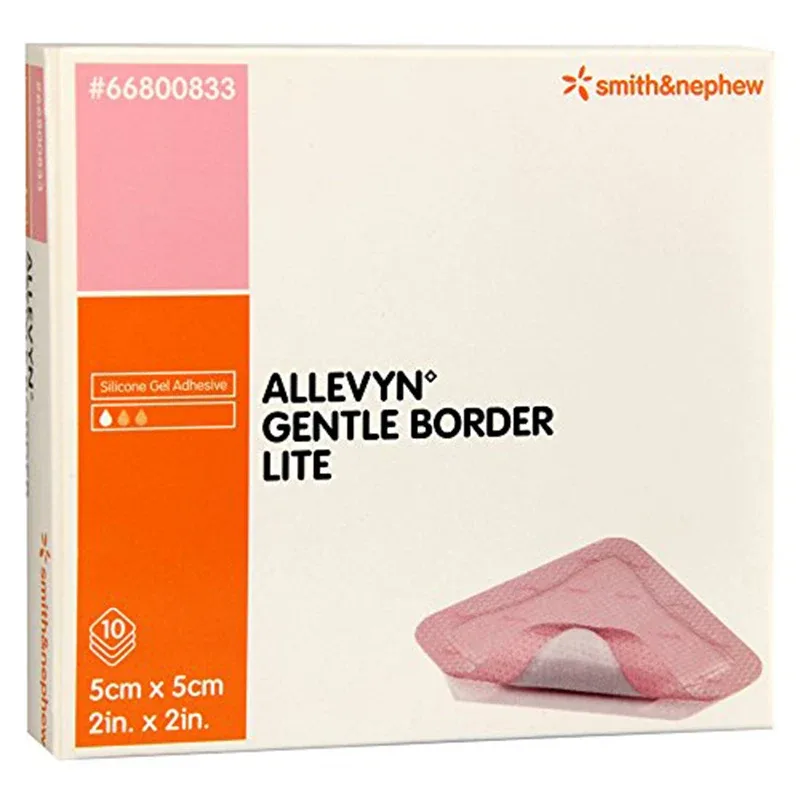 Allevyn Gentle Border Lite vidhäftande förband 5 x 5 cm 10styck – från Allevyn – 169 kr – hos Apotek Hjärtat