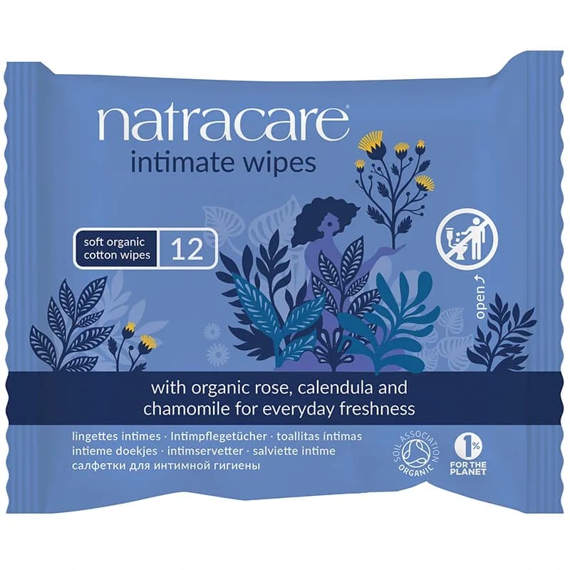 Natracare Intimvåtservett EKO 12 st från Natracare – köp hos Apotek Hjärtat