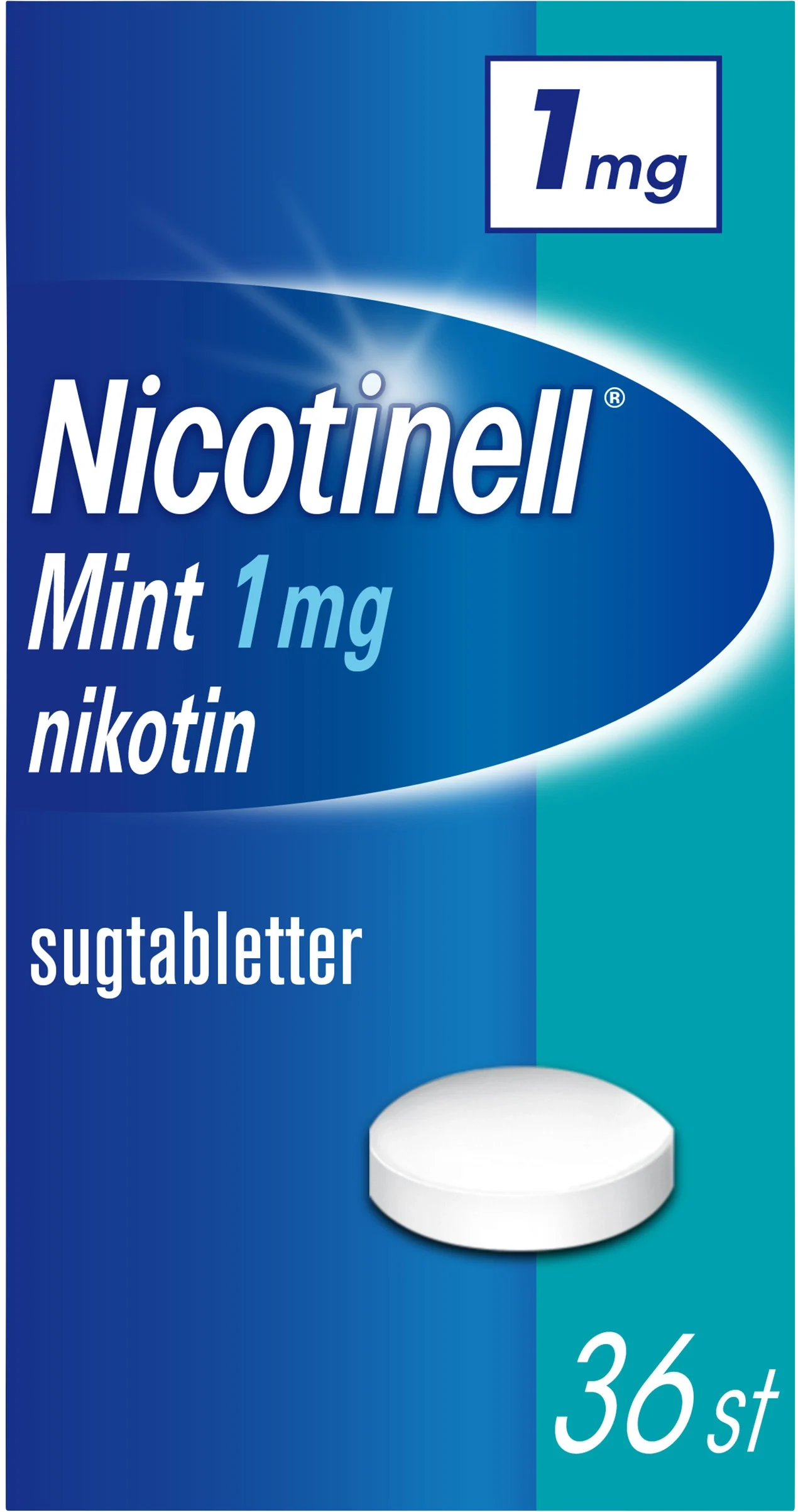 Nicotinell Mint komprimerad sugtablett 1 mg 36 st från Nicotinell – köp hos Apotek Hjärtat