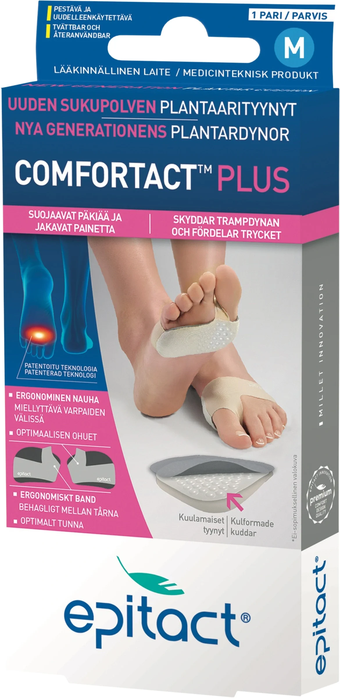 Epitact Comfortact Plus 2 st M från Epitact – köp hos Apotek Hjärtat