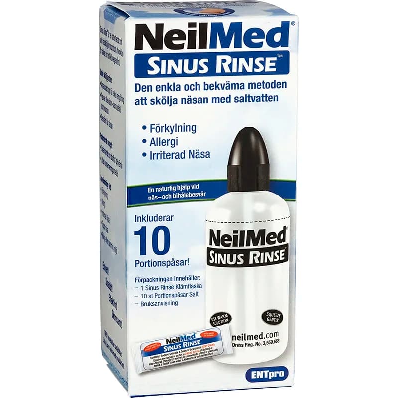 NeilMed Sinus Rinse Nässköljare med 10 saltpåsar från NeilMed – köp hos Apotek Hjärtat