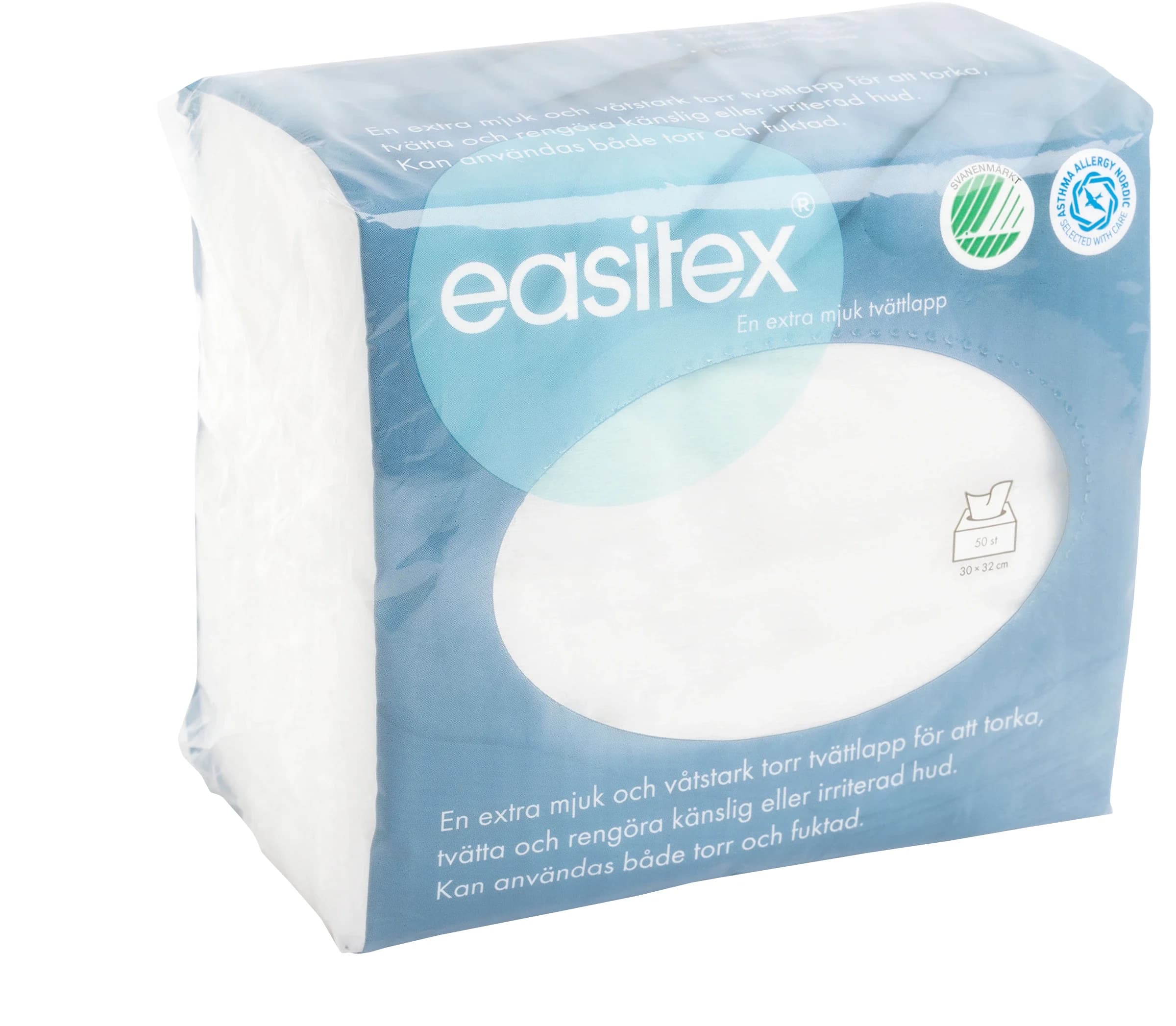 EasiTex Tvättlapp Extra mjuk 50st från Easitex – köp hos Apotek Hjärtat