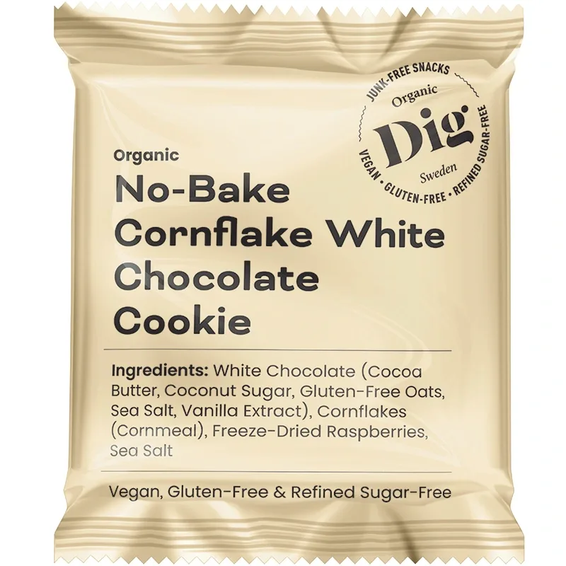 Dig No-Bake Cornflake White Chocolate Cookie 30 g från Dig – köp hos Apotek Hjärtat