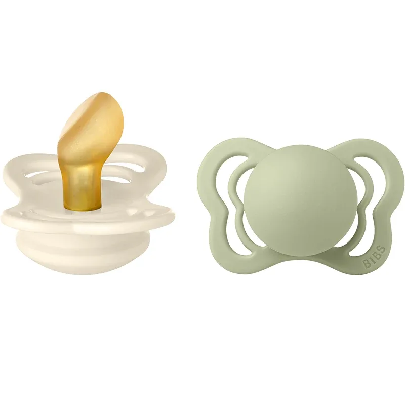 BIBS Couture Latex Ivory/Sage 2-pack Size 1 från BIBS – köp hos Apotek Hjärtat