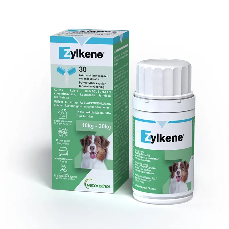 Zylkene kapsel 10-30 kg 30 st från Zylkéne – köp hos Apotek Hjärtat