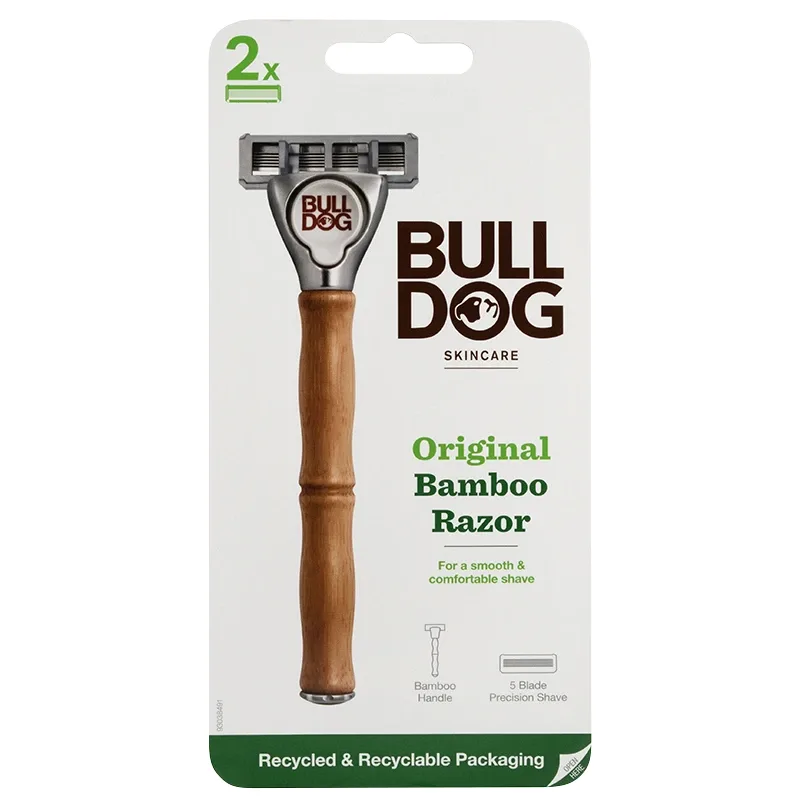 Bulldog Original Bamboo Razor Rakhyvel 1 st + Rakblad 2 st från Bulldog – köp hos Apotek Hjärtat