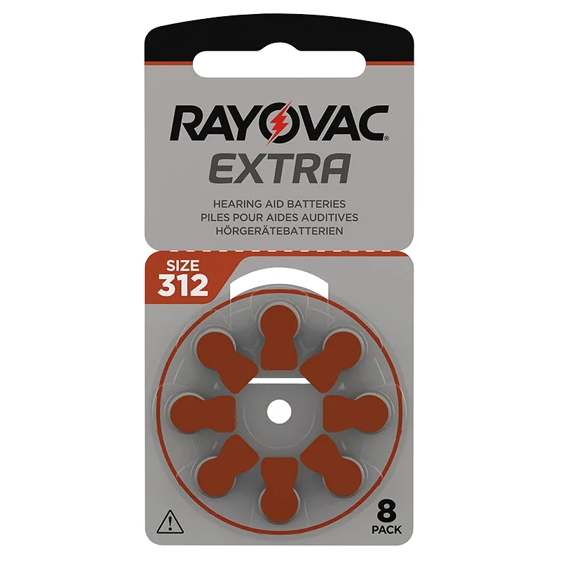 Rayovac Extra Hörapparatsbatterier 312 Brun 8st från Rayovac – köp hos Apotek Hjärtat