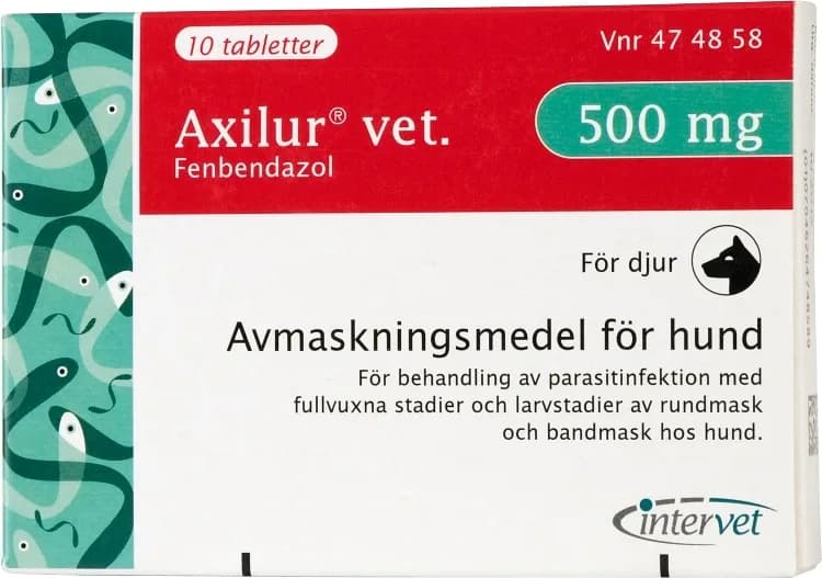 Axilur vet. tablett för hund 500 mg 10 st från Axilur – köp hos Apotek Hjärtat