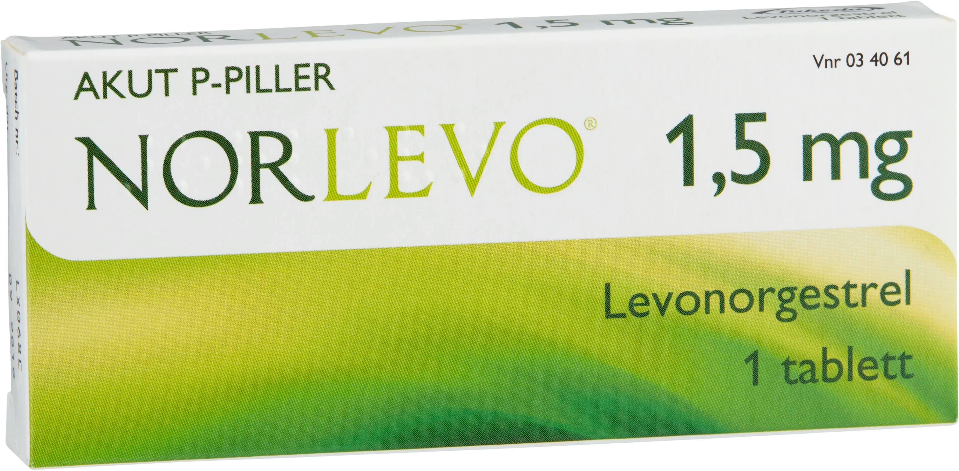 NorLevo tablett 1,5 mg, 1 st från Norlevo – köp hos Apotek Hjärtat