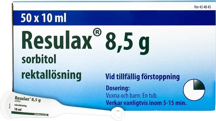 Resulax rektallösning 8,5 g 50 st från Resulax – köp hos Apotek Hjärtat