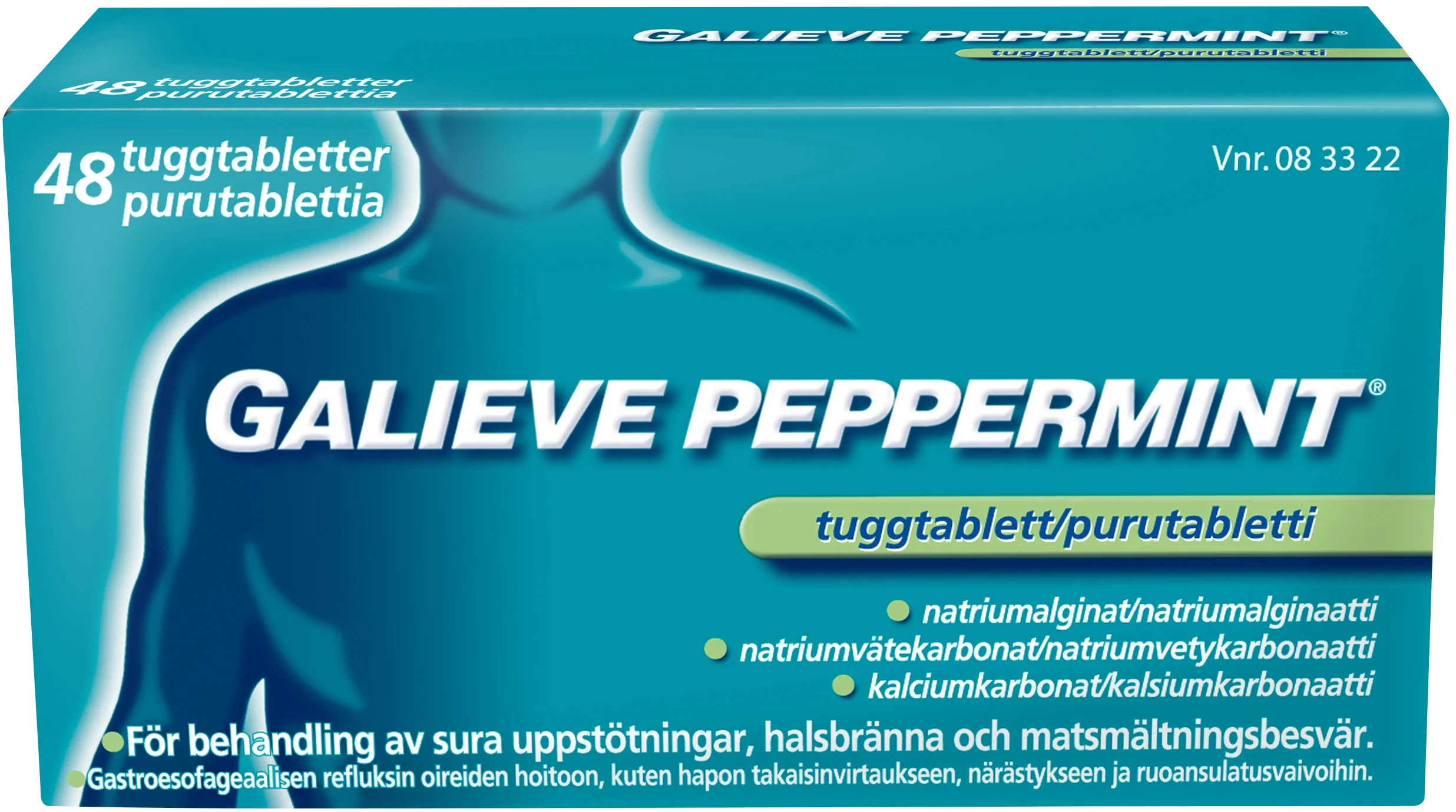 Galieve Peppermint tuggtablett 48 st från Galieve – köp hos Apotek Hjärtat