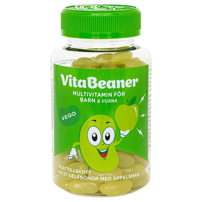 VitaBeaner Multivitamin Äpple Gelébönor 90st från Vitabeaner – köp hos Apotek Hjärtat