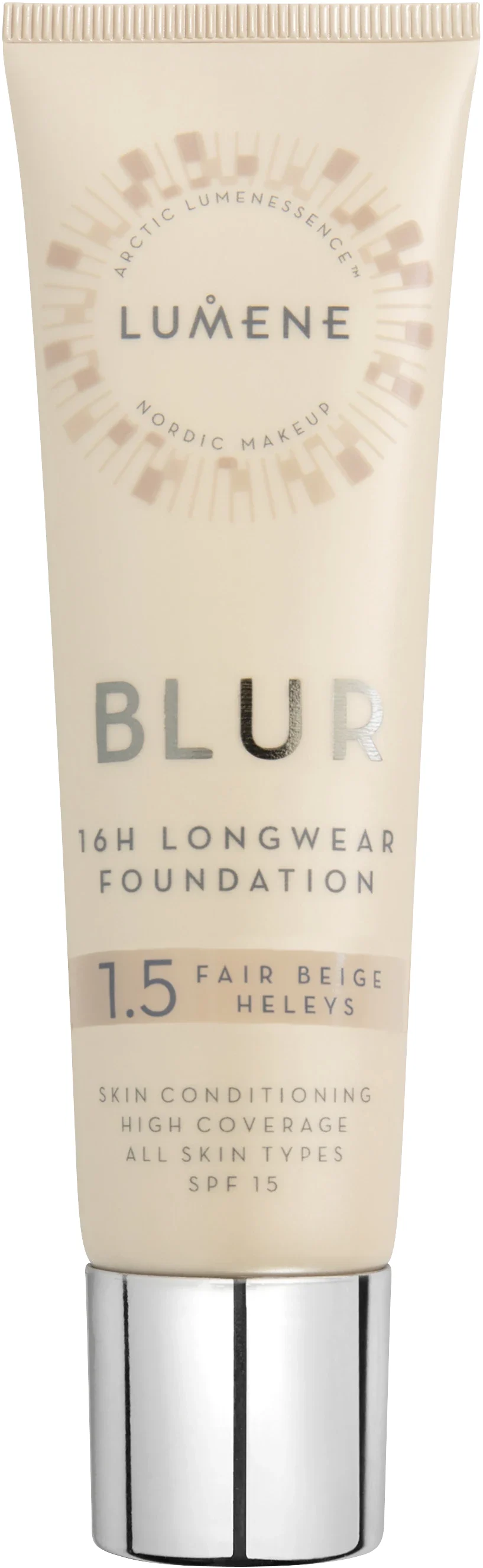 Lumene Blur 16h Longwear Foundation SPF 15, 30 ml Fair Beige från Lumene – köp hos Apotek Hjärtat