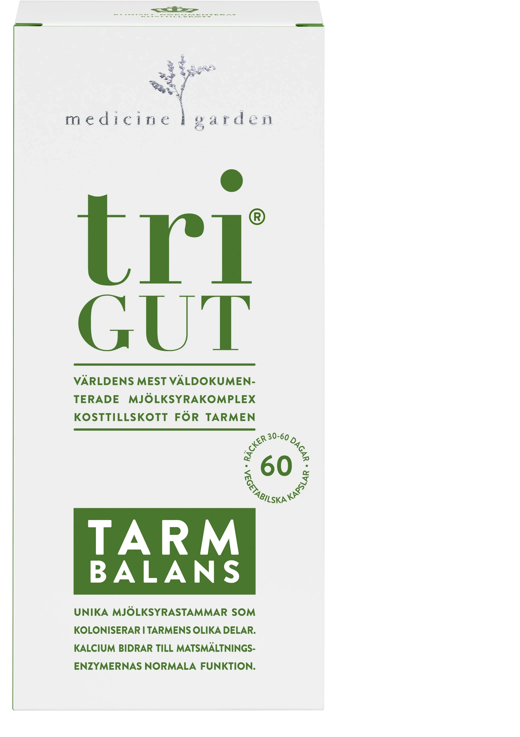Trigut Tarmbalans 60 kapslar från Trigut – köp hos Apotek Hjärtat
