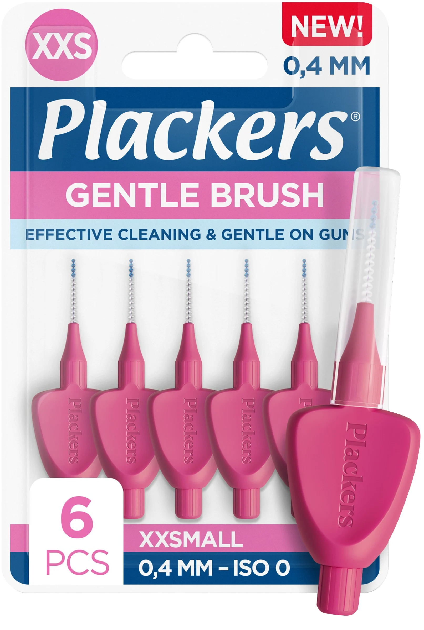 Plackers Gentle Brush 0,4 mm 6st från Plackers – köp hos Apotek Hjärtat