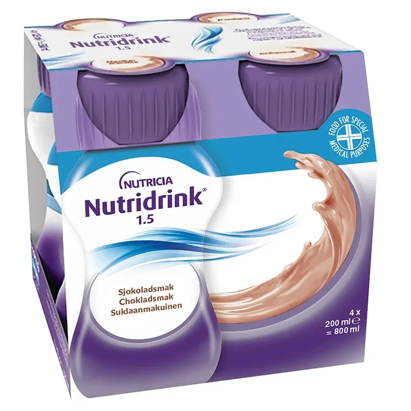 Nutridrink Choklad 4x200 ml från Nutridrink – köp hos Apotek Hjärtat