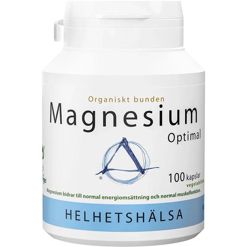 Helhetshälsa MagnesiumOptimal 100 kapslar från Helhetshälsa – köp hos Apotek Hjärtat