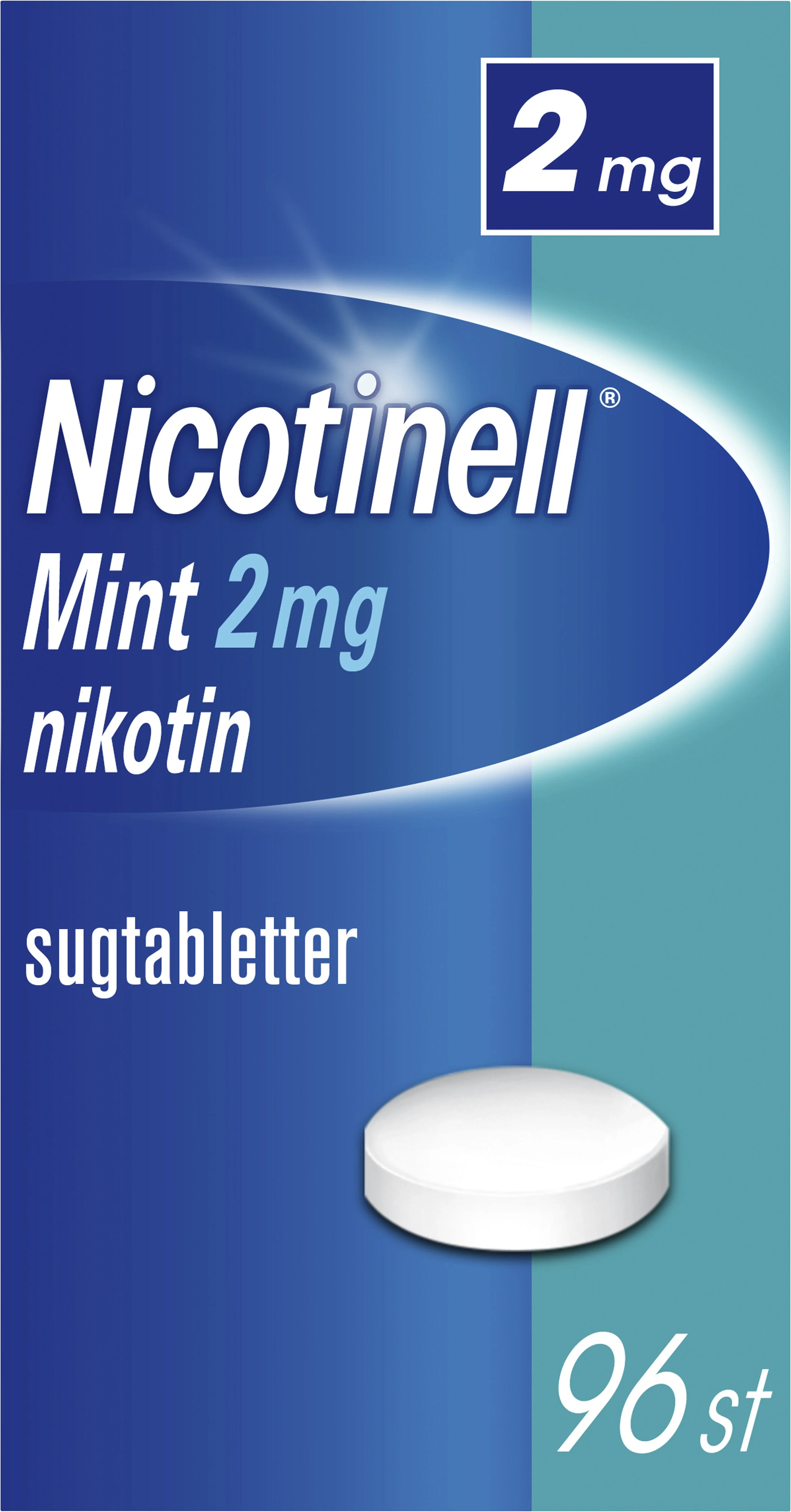 Nicotinell Mint komprimerad sugtablett 2 mg 96 st från Nicotinell – köp hos Apotek Hjärtat