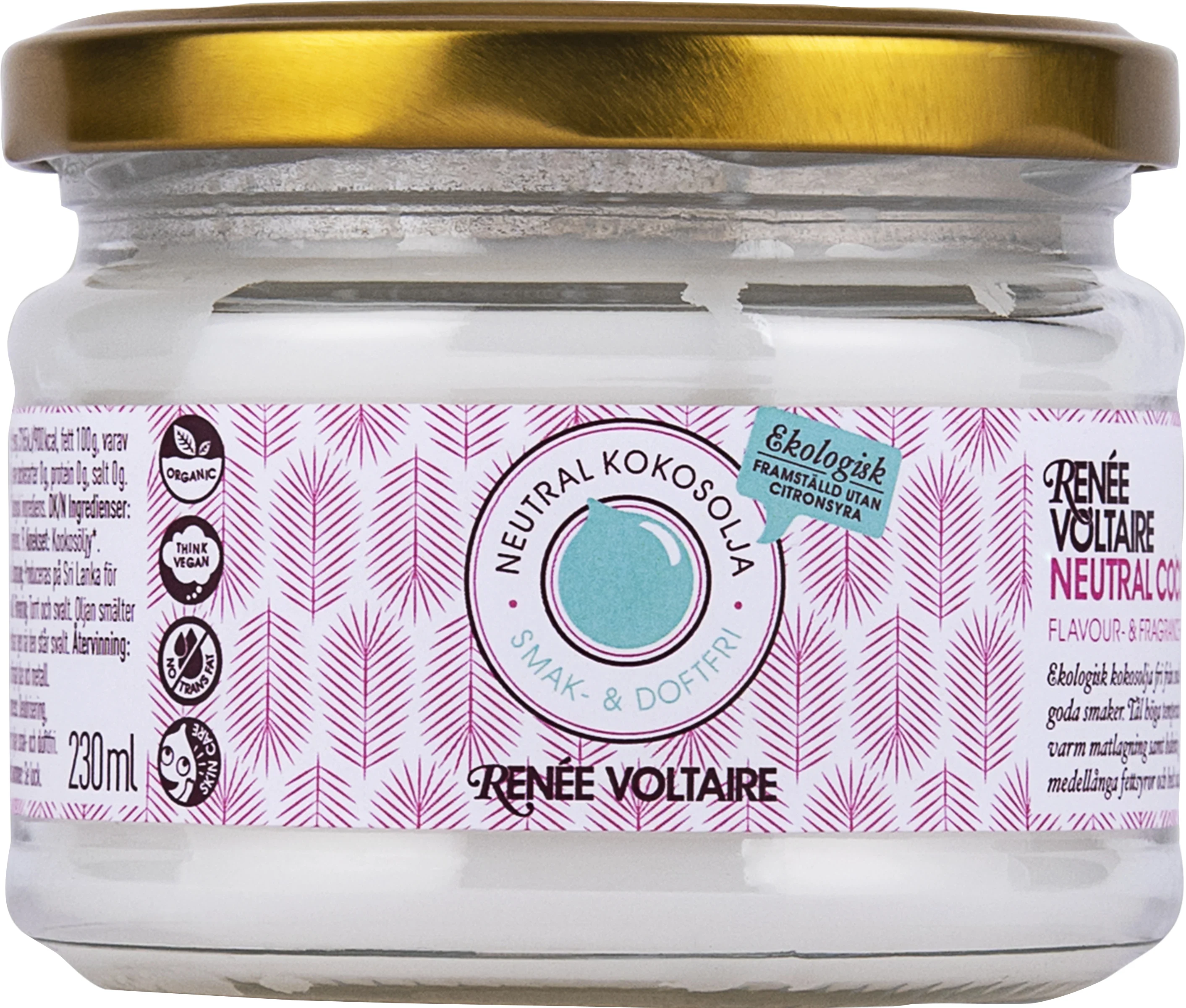 Renée Voltaire Neutral Kokosolja 230 ml från Renée Voltaire – köp hos Apotek Hjärtat