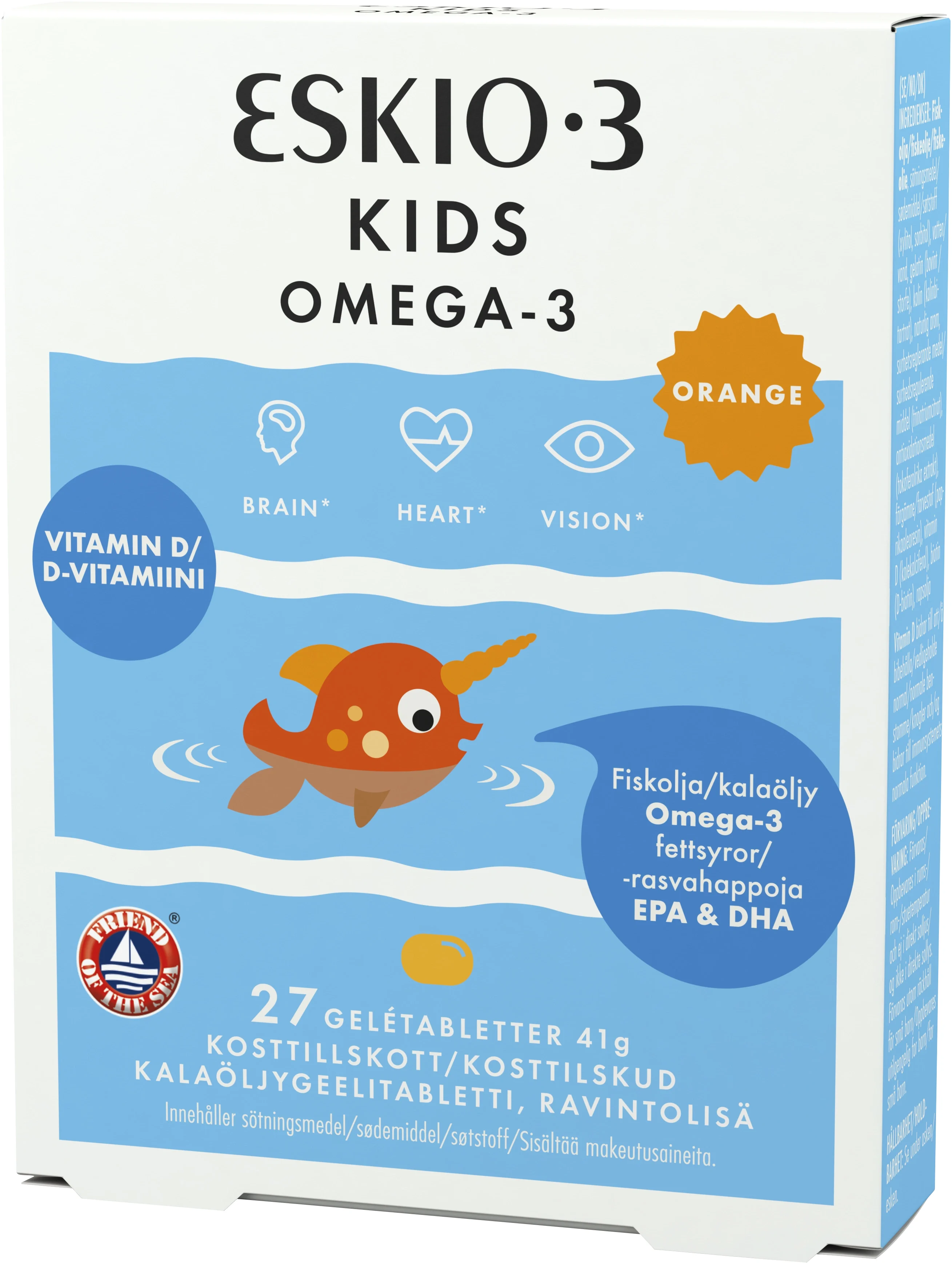 Eskio-3 Kids Chewable D 27 tuggtabletter från Eskio-3 – köp hos Apotek Hjärtat