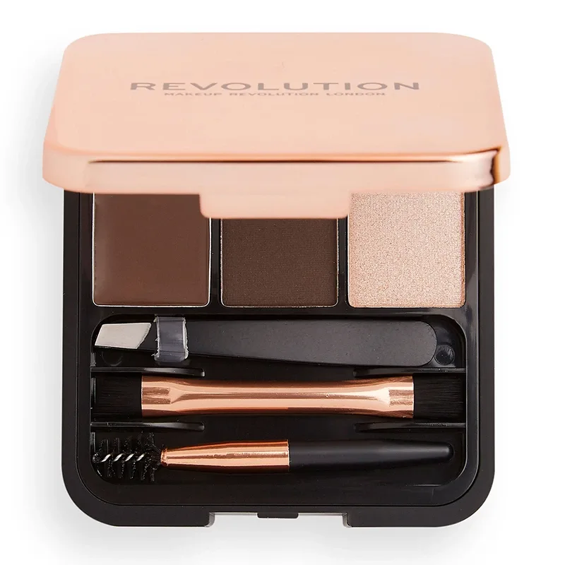 Revolution Beauty London Brow Sculpt Kit 2,2 g Dark Brown från Revolution Beauty London – köp hos Apotek Hjärtat