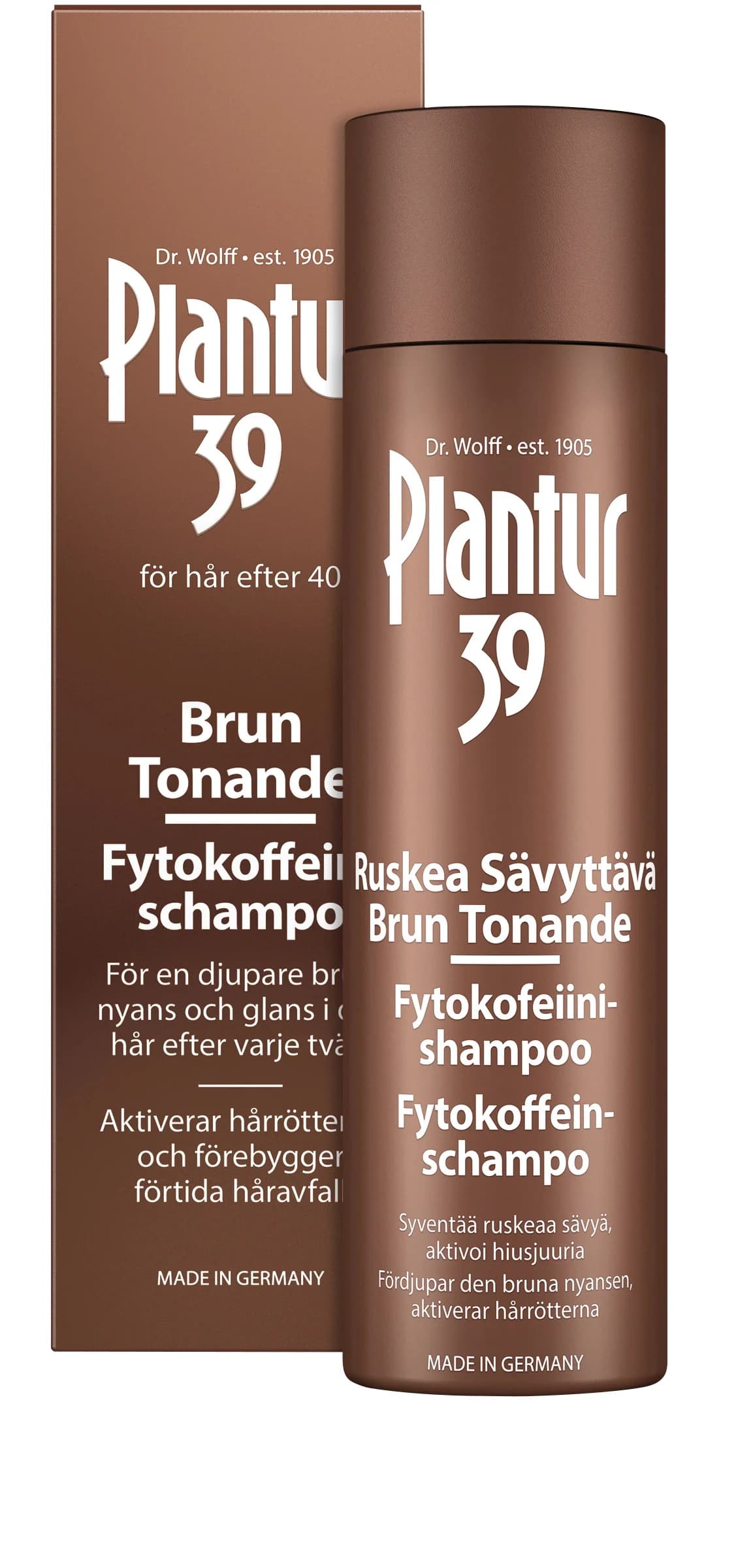 Plantur 39 Schampo Brun Ton Fytokoffein 250 ml från Plantur 39 – köp hos Apotek Hjärtat