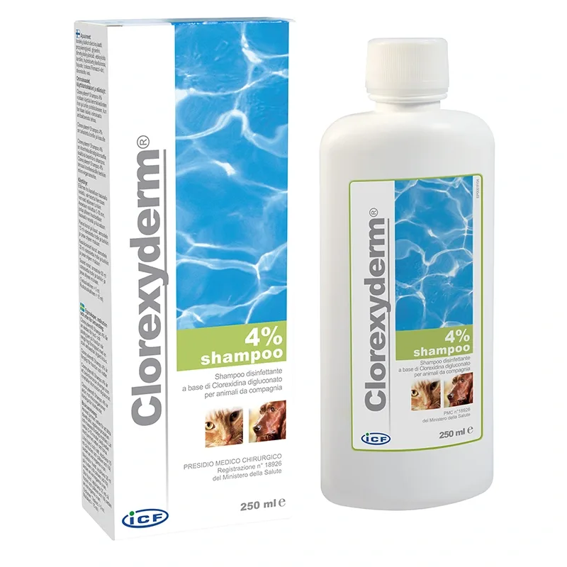 ICF Clorexyderm Shampoo 4% Koncentrerat 250 ml från Icf – köp hos Apotek Hjärtat