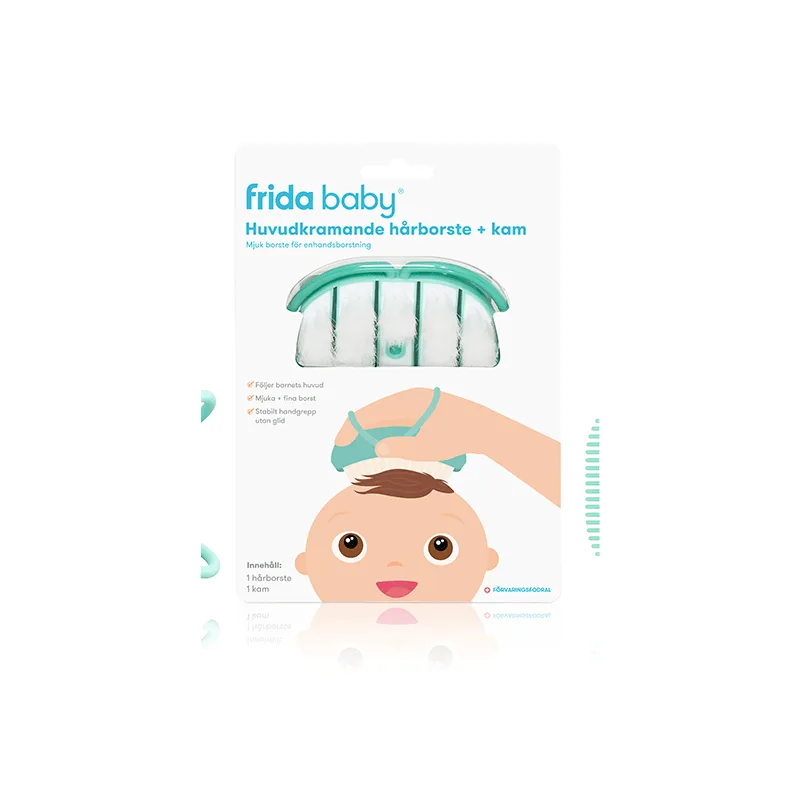 Frida Baby Huvudkramande Hårborste + Kam från Frida Baby – köp hos Apotek Hjärtat