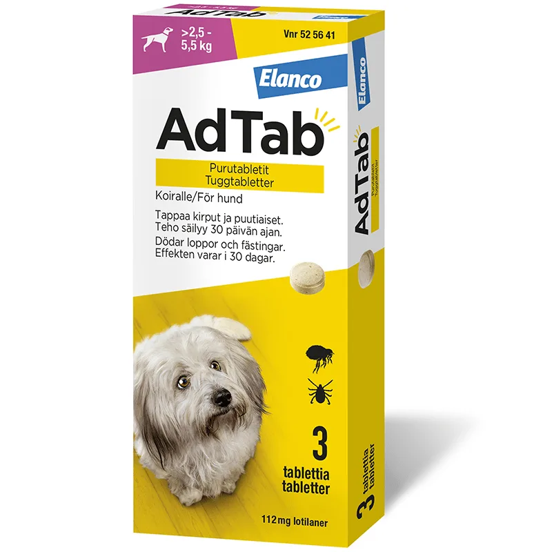 AdTab Tuggtablett 112mg Blister, 3tabletter från AdTab – köp hos Apotek Hjärtat