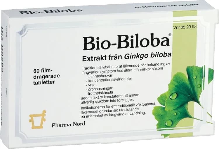 Pharma Nord Bio-Biloba filmdragerad tablett 60 st från Pharma Nord – köp hos Apotek Hjärtat