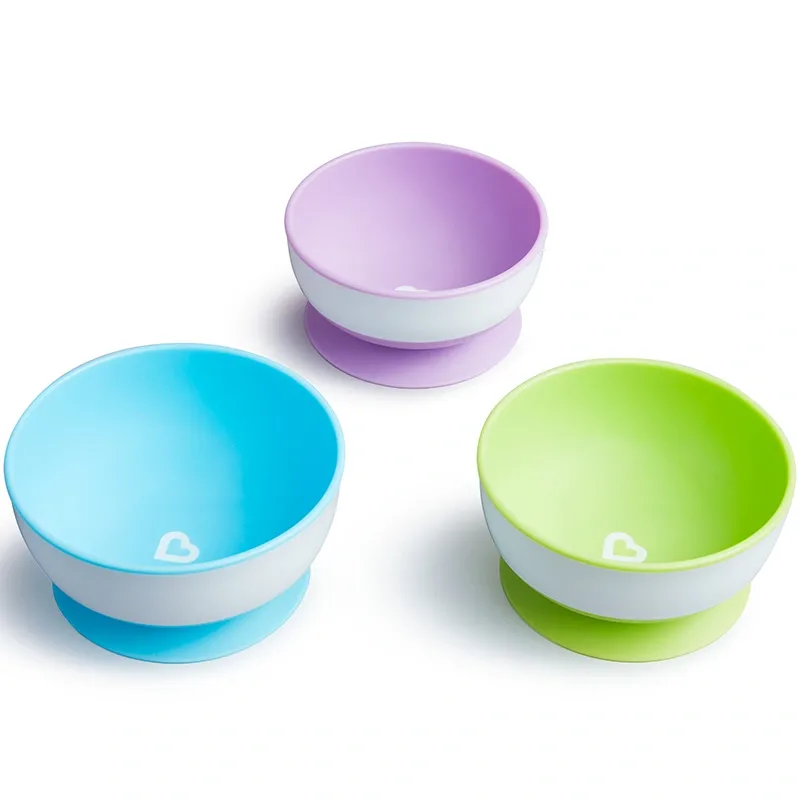 Munchkin Skålar med Sugpropp 3-pack från Munchkin – köp hos Apotek Hjärtat