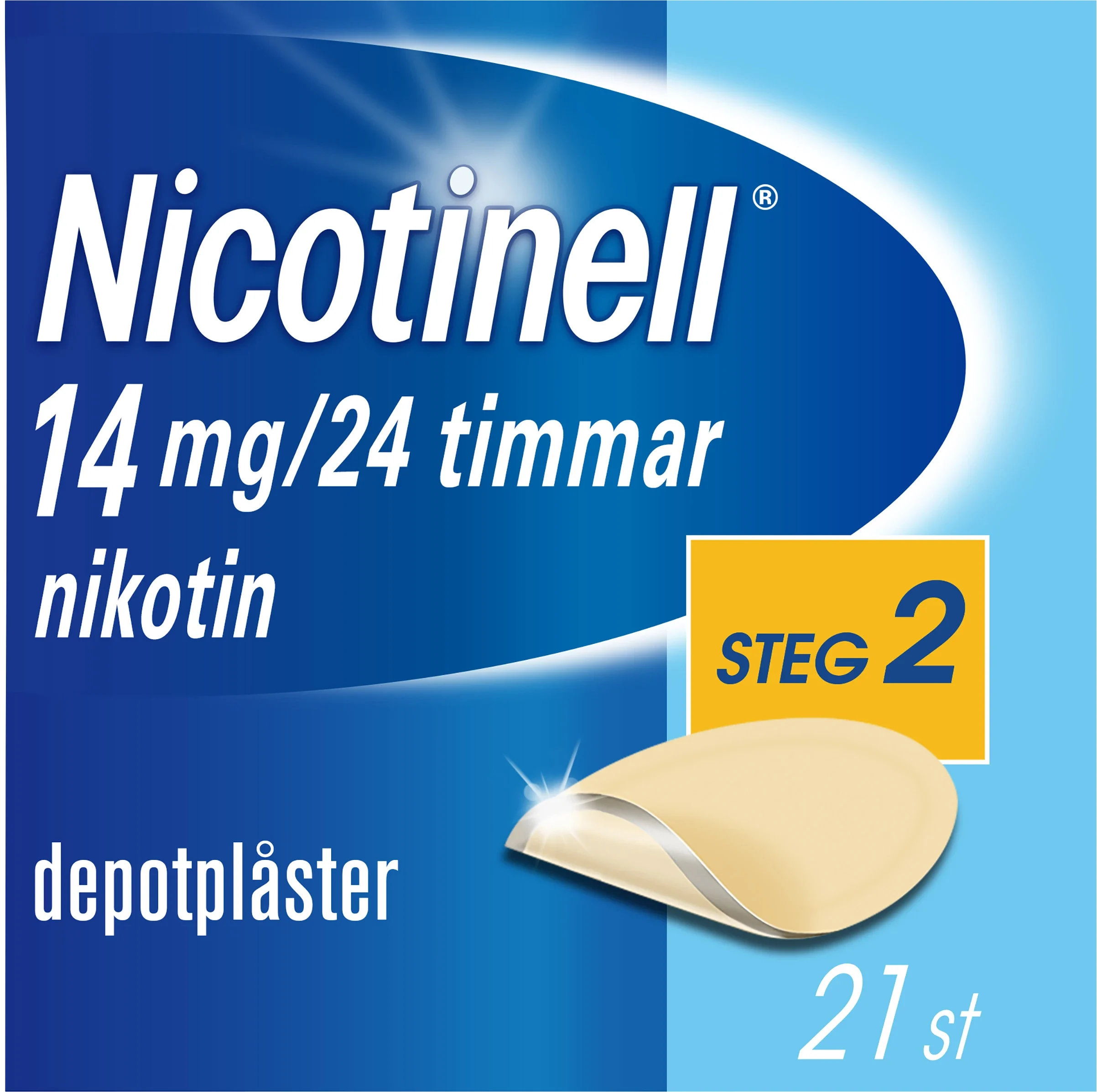 Nicotinell depotplåster 14 mg/24 timmar 21 st från Nicotinell – köp hos Apotek Hjärtat