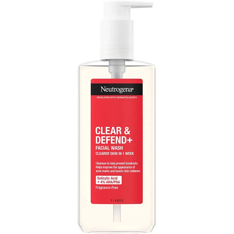 Neutrogena Clear & Defend+ Facial Wash 200ml från Neutrogena – köp hos Apotek Hjärtat