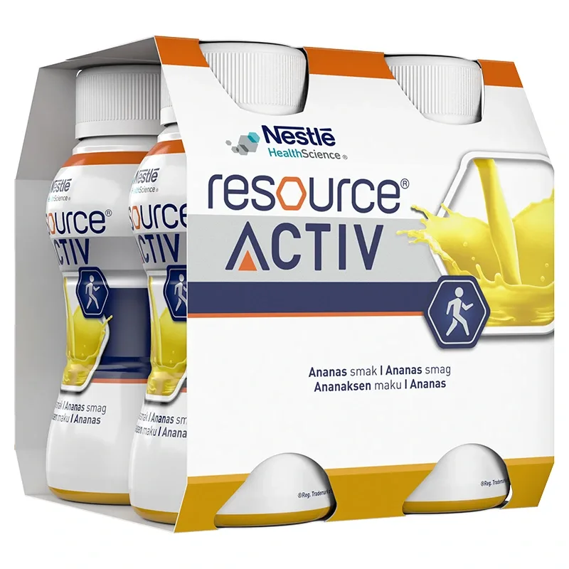 Resource Activ Ananas 4 x 200 ml från Resource – köp hos Apotek Hjärtat
