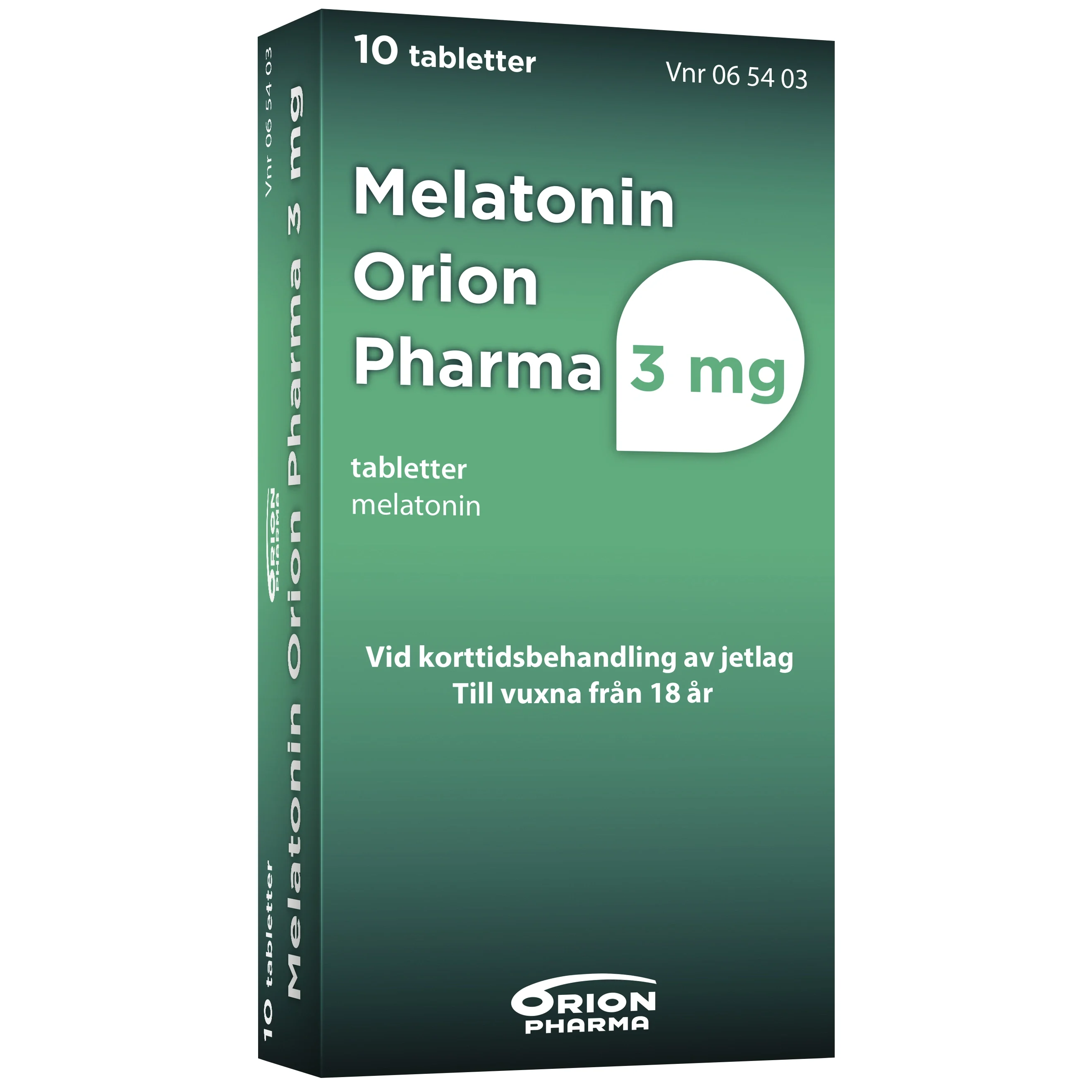 Melatonin Orion Pharma Tablett 3mg Blister, 10 tabletter från Orion Pharma – köp hos Apotek Hjärtat