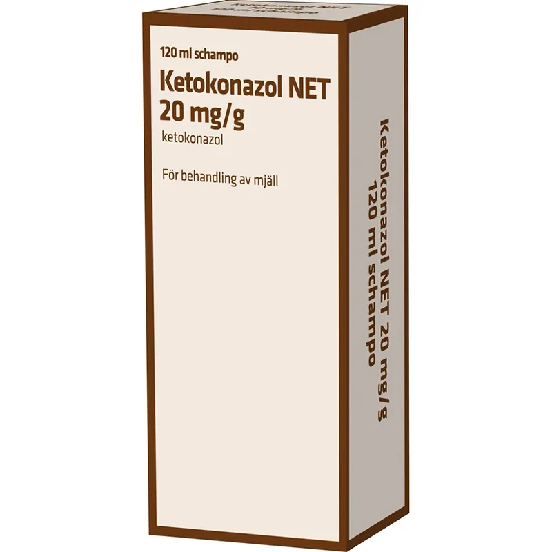 Ketokonazol NET Schampo 20mg/g Plastflaska, 120ml från Ketoconazol – köp hos Apotek Hjärtat