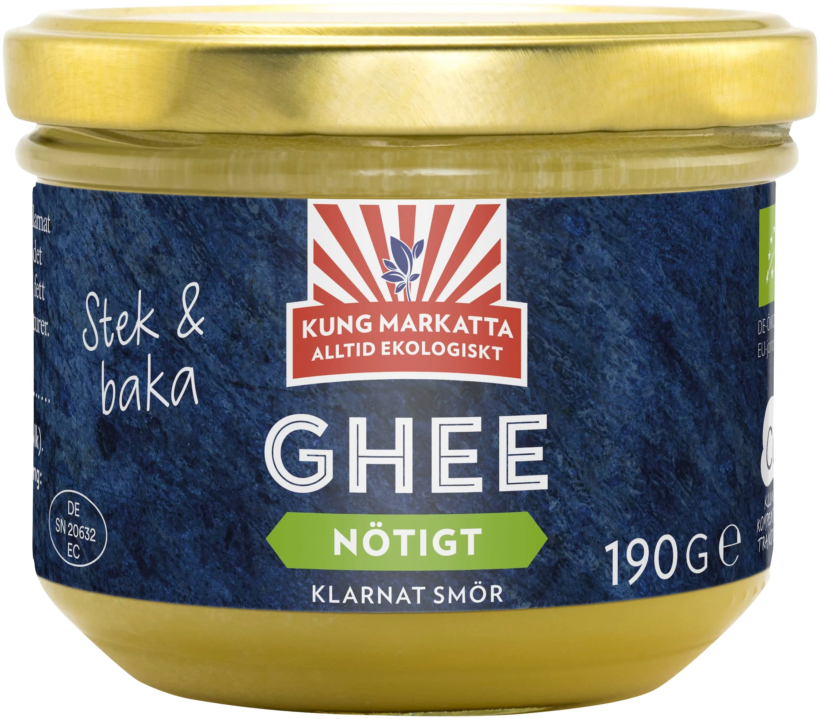 Kung Markatta Ghee Eko 190 g från Kung Markatta – köp hos Apotek Hjärtat